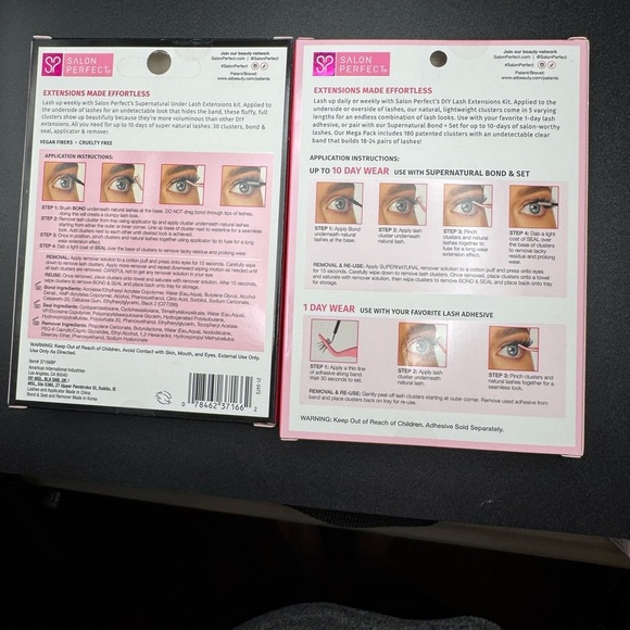 Supernatural and DIY Lash Extensions Set Both new in box never opened - Picture 2 of 7